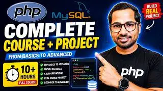 PHP Tutorial for Beginners in Hindi | PHP and MySQL Project [Full Course]