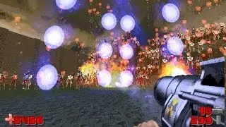 Doom 2 Holy Hell gameplay with Russian Overkill mod