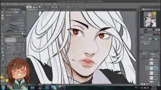 Hanae [Clip studio speedpaint]