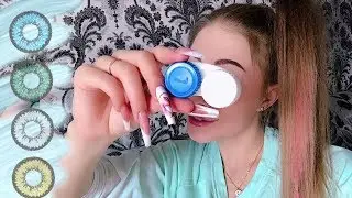 Как одеть линзы с длинными ногтями / как быстро одеть линзы