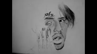 Speed Drawing Lil Peep//Dibujando a Lil Peep