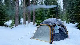 Hot Tent Camping with a Heat Reflective Tent