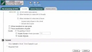 How to add a Discussion Board (forum) to your online course with Blackboard