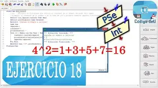 Calcular el cuadrado de un número mediante sumas de impares (Ejercicio en PSeInt N°18)