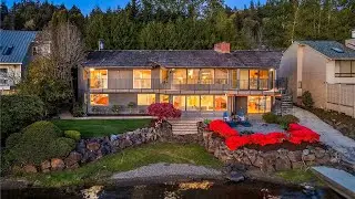 This $4,200,000 Home has PANORAMIC Lake Front Views!