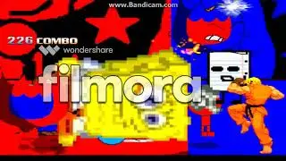 Mugen Release Neon Red And Blue The Flame Stage Nude Red And Blue Earth Plant Space