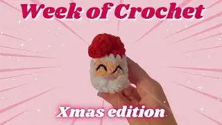 Week of crochet, Market prep?Christmas spirit edition 🎅🏻Under 1 hour patterns! ⏰