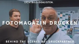 Das erste eigene Fotomagazin drucken lassen - Behind the scenes bei Druckpartner