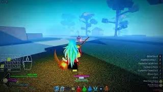 Just a little bit of fighting in Project slayers [Roblox]