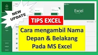 Cara mengambil Nama depan dan Belakang di Excel #Shorts