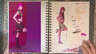 Digital vs. Traditional? | SKETCHBOOK TOUR | February - June 2015