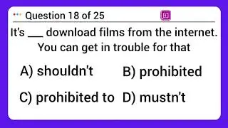 Modal Verbs Quiz Grammar test in English