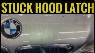 BMW Secondary Hood Latch Won't Open Fix