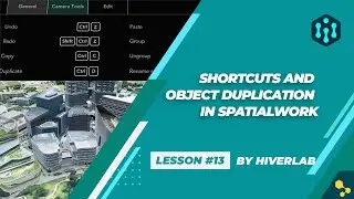 Shortcuts and Object Duplication in SpatialWork Digital Twin