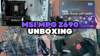 MSI MPG Z690 Edge unboxing/فتح صندوق #motherboard #Msi #intel #pcgamer #pcbuild #technology