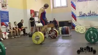The grand opening of the hall weightlifting after reconstruction in the city of Kaliningrad