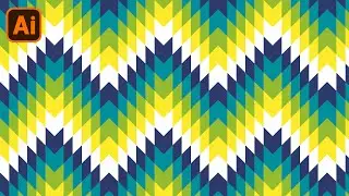 How to Create Geometric Pattern Design | Adobe Illustrator CC Tutorial