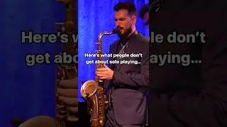 Quick tip on playing solo. Chad LB Quartet residency @ Birdland Jazz Club next week in NY! April 2-6