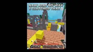 AINT NO WAY💀 #bedwars #roblox #robloxbedwars #minecraft #memes #clutch #shorts #fyp [THE_ENDGAMER]