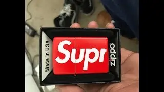 Supreme SS18 Logo Lighter “Review” Part 2. (Supreme Zippo)