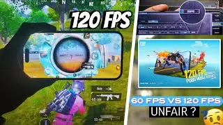 120 FPS IN BGMI & PUBGM NEW UPDATE | 60 FPS VS 120 FPS UNFAIR?