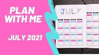 The Minimalist Bullet Journal | Plan With Me July 2021