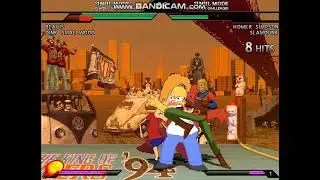 Mugen - Dink Smallwood and Beavis vs Homer Simpson and Slamdunk