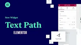 How to Use the Text Path Widget in elementor