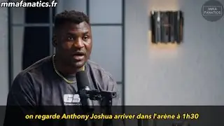 Francis Ngannou parle de la triche du combat contre Anthony Joshua (traduction française)
