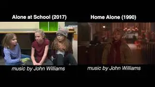 Alone at School Home Alone Comparison