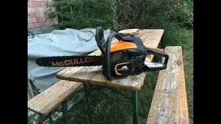 McCulloch CS50s bejáratás, kalodázás