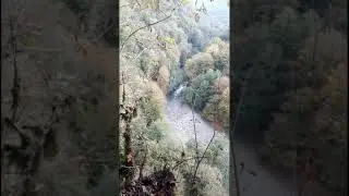 Экопарк Ажек. Водопад и храм 11 века.