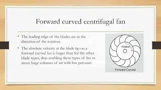 impeller used in centrifugal fan part 1