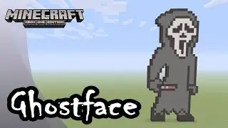 Minecraft: Pixel Art Tutorial and Showcase: Ghostface (Scream)