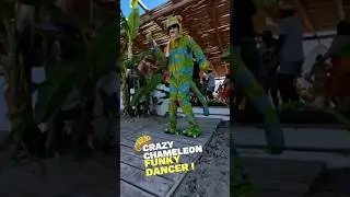 Crazy Chameleon funky salsa Dancer! #insta360 #insta36onosemode #salsa #dance #chameleon #busybee