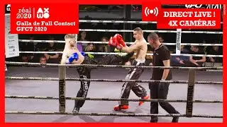 GFCT 2020 • DIRECT LIVE • sport full contact • ISKA • FFKMDA • réal axwo • 2020
