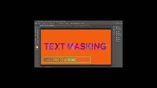 How to Create Text Mask in Adobe Photoshop