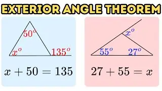 How to Use the Exterior Angle Theorem In Solving for a Missing Angle of A Triangle