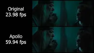 Harry Potter and the Half-Blood Prince 60fps frame interpolation - Apollo (Topaz Video AI)