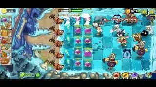 Game Play Plants Vs Zombies2 Frostbite Caves Day 28