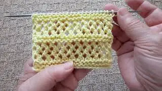 Красивый сетчатый узор для топа, летней кофты, туники..