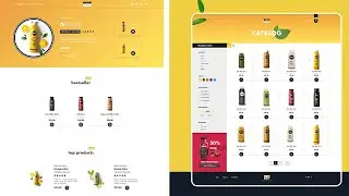 Complete E-Commerce Juice website 2024  | HTML CSS & JavaScript