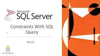 Constraints in SQL Server With SQL Query