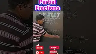 ECET- 2024 || Most IMP Questions || Partial Fractions|| Trick 