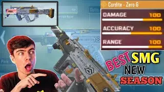 NEW SEASON 1 BEST WEAPON | CALL OF DUTY MOBILE CORDITE ZERO SMG | RANK GAMEPLAY WITH BUFF SMG
