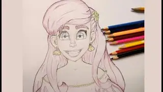 Drawing Princess Ariel   The Little Mermaid