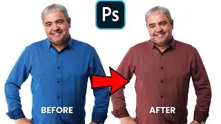 How to change color of Shirt with Selection Tool - PhotoshopTutorial # 37 (Beginner to Pro)