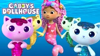 Best Mermaid Moments with Mercat & Gabby 🧜‍♀️ | GABBY'S DOLLHOUSE