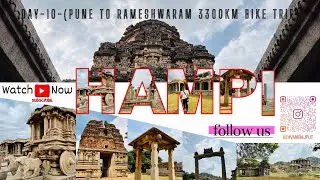 Day 10 - Hampi Part 2 | Exploring the Lost Kingdom of India | Pune to South Bike Trip #hampi