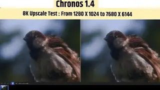 Chronos 1.4 1,000 FPS 8K Upscale Test 1280 X 1024 to 7680 X 6144